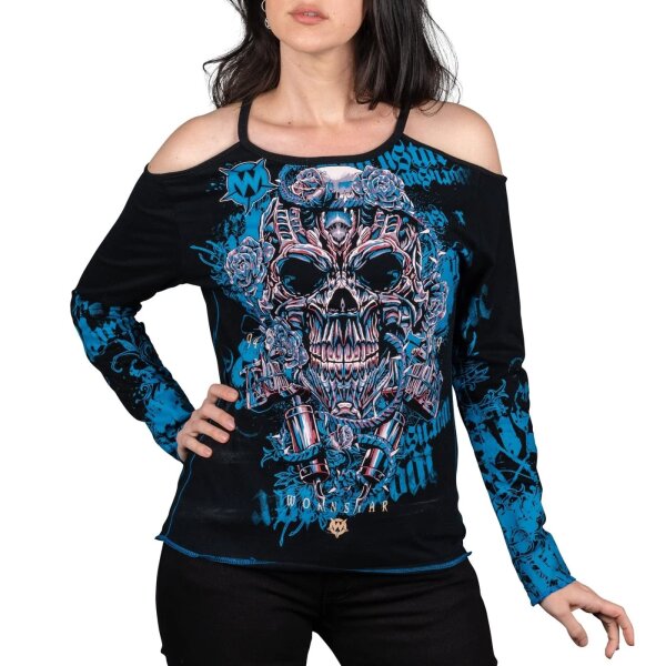 WORNSTAR Damen Sirens Collection Inked Tee T-Shirt schwarz