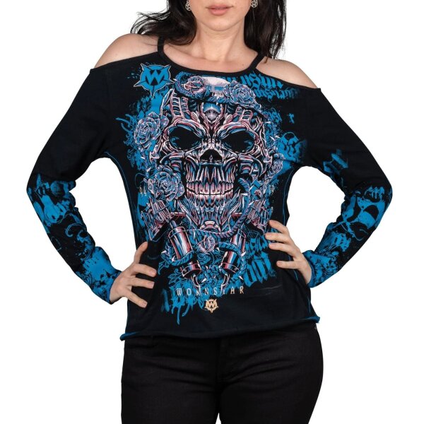 WORNSTAR Damen Sirens Collection Inked Tee T-Shirt schwarz