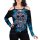 WORNSTAR Damen Sirens Collection Inked Tee T-Shirt schwarz