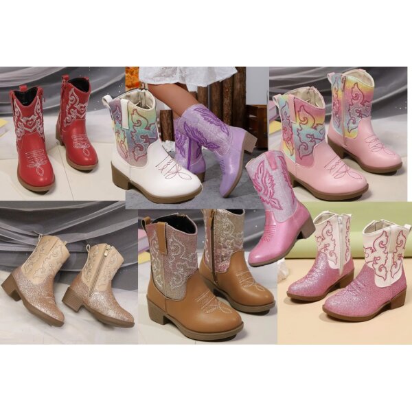 ROCK-HUS Cowboystiefel klassisch mit Reissverschluss