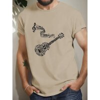 ROCK-HUS T-Shirt Gitarre aus Noten