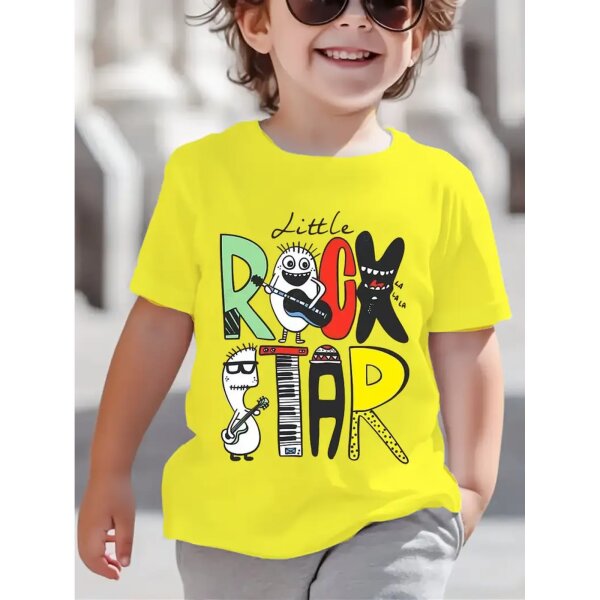 ROCK-HUS T-Shirt "Little Rock Star" Bunt