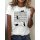 ROCK-HUS Damen T-Shirt Katzen h&auml;ngen an Noten klein Aprikose