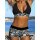 ROCK-HUS Bikini Grau/Schwarz Skull - Butterfly - Roses