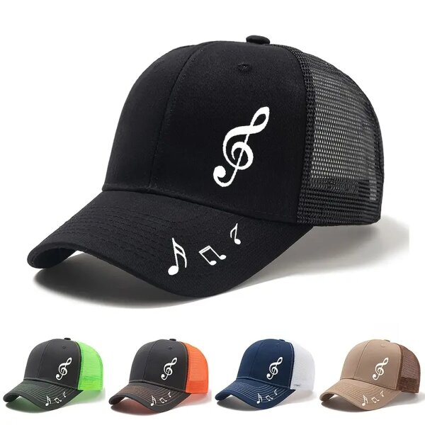 ROCK-HUS Baseball-Trucker Cap Noten & Notenschlüssel