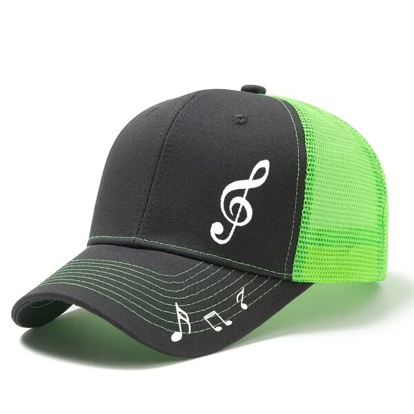 ROCK-HUS Baseball-Trucker Cap Noten & Notenschlüssel