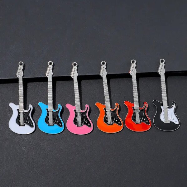 ROCK-HUS Kühlschrankmagnet Gitarre Metall verschiedene Farben