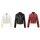 ROCK-HUS Jacke Faux Leather Elegant-Style Nieten Spitz &amp; Rund