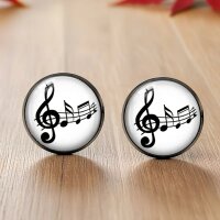 ROCK-HUS Ohrstecker Acrylglasperle...