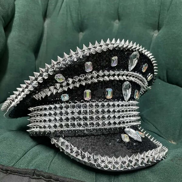 ROCK-HUS SchirmmÃ¼tze Strass & Nieten