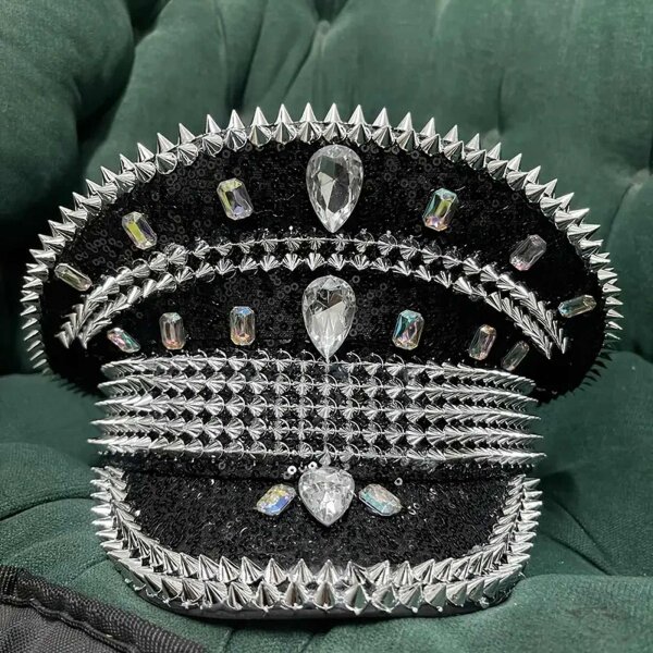 ROCK-HUS SchirmmÃ¼tze Strass & Nieten