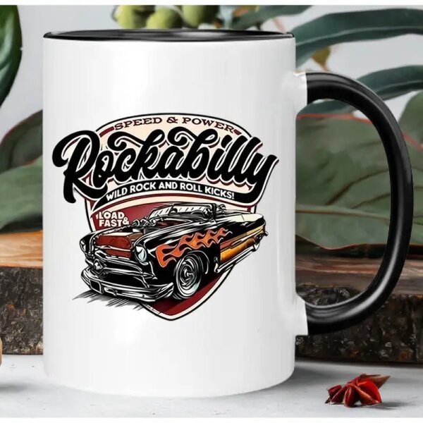 ROCK-HUS Tasse Rockabilly - Speed and Power