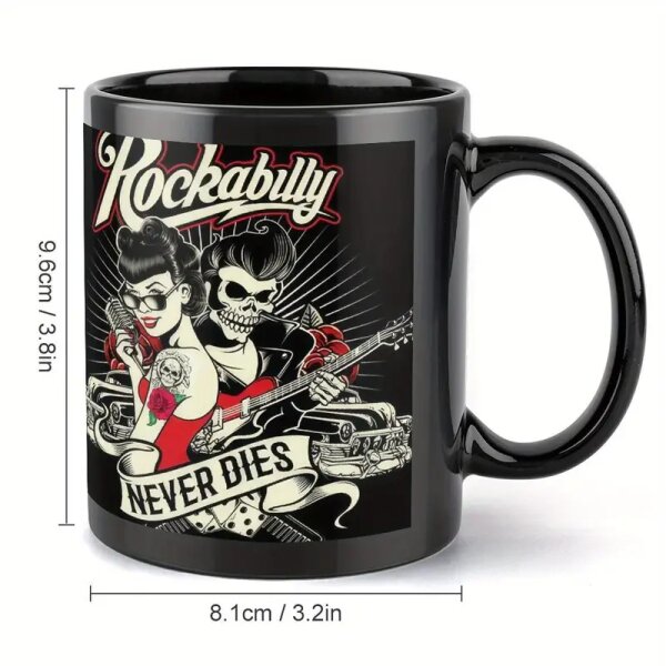 ROCK-HUS Tasse Rockabilly NEVER DIES