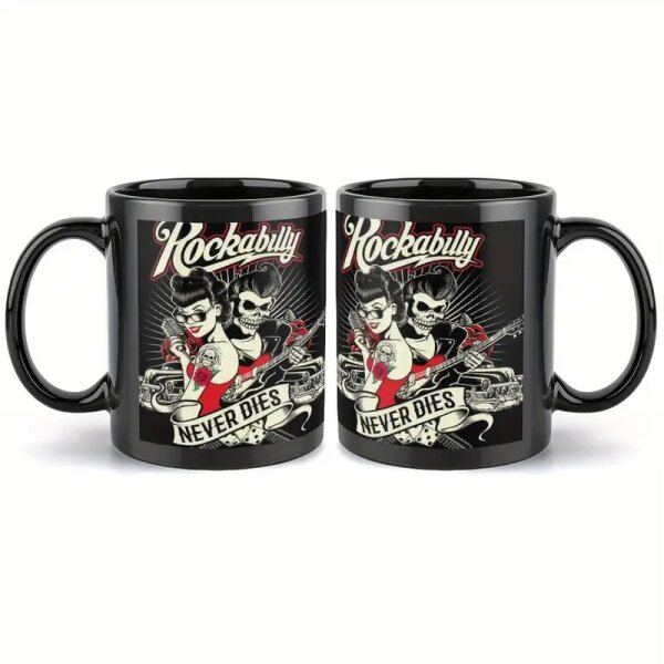 ROCK-HUS Tasse Rockabilly NEVER DIES
