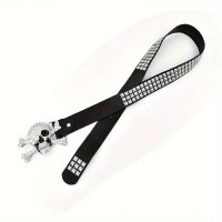ROCK-HUS Gürtel Skull´n Bones Strass Schnalle...