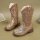 ROCK-HUS Cowboystiefel Braun Glitzer Gold