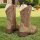 ROCK-HUS Cowboystiefel Braun Glitzer Gold