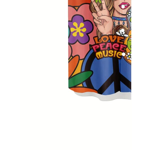 ROCK-HUS Hawaihemd Love-Peace-Music