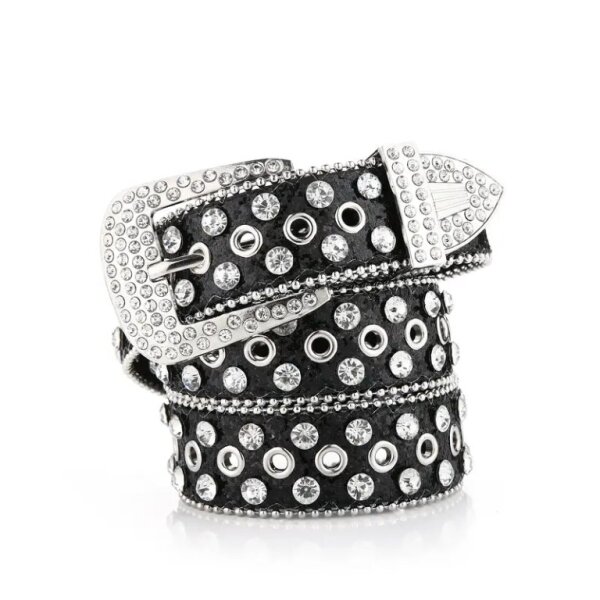 ROCK-HUS Gürtel Strass große Steine