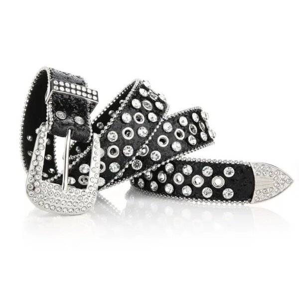 ROCK-HUS Gürtel Strass große Steine