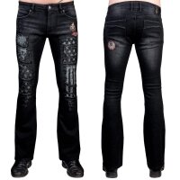 WORNSTAR Unisex All Access Collection Riven Jeans Schwarz...