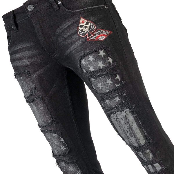 WORNSTAR Unisex All Access Collection Riven Jeans Schwarz Limited Release 33