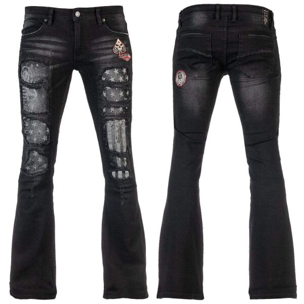 WORNSTAR Unisex All Access Collection Riven Jeans Schwarz Limited Release 33