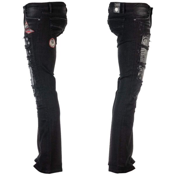 WORNSTAR Unisex All Access Collection Riven Jeans Schwarz Limited Release 36