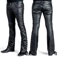 WORNSTAR Unisex Hellraiser Side Laced Waxed Denim Jeans...