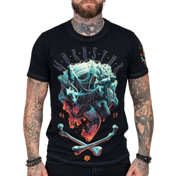 WORNSTAR Artist Asylum Collection T-Shirt Boneyard Tee Schwarz