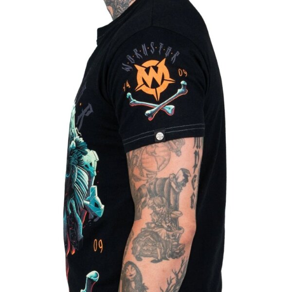 WORNSTAR Artist Asylum Collection T-Shirt Boneyard Tee Schwarz