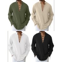 ROCK-HUS Hemd Mittelalter Style mit Schnürungen