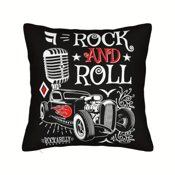ROCK-HUS Kissenbezug Rockabilly Rock´n Roll HotRod