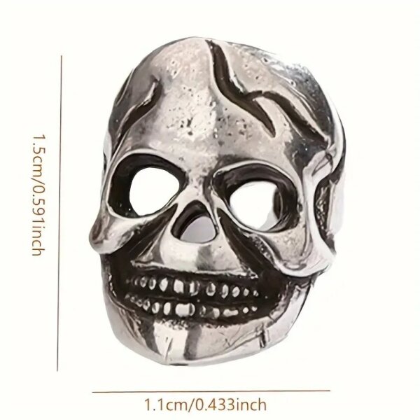 ROCK-HUS Ohrclip Skull