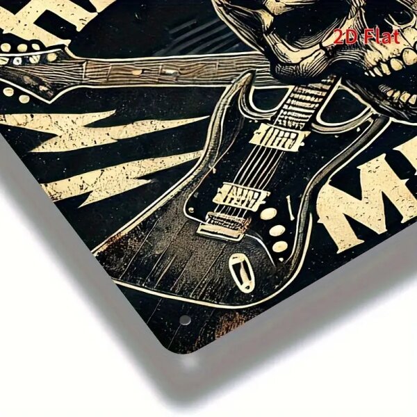 ROCK-HUS Metallschild 20x30 Hard Rock Music