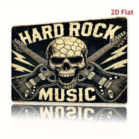 ROCK-HUS Metallschild 20x30 Hard Rock Music