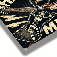 ROCK-HUS Metallschild 20x30 Hard Rock Music