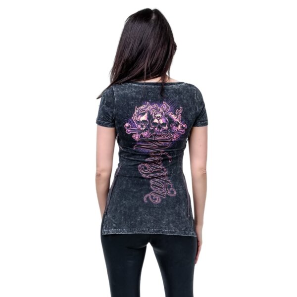 WORNSTAR Damen Sirens Collection Voodoo Tee T-Shirt schwarz