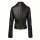 ROCK-HUS Biker-Style Jacke Damen mit Nietenkragen