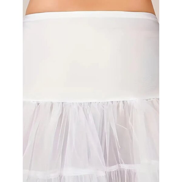 ROCK-HUS Petticoat Weiss ohne Rand