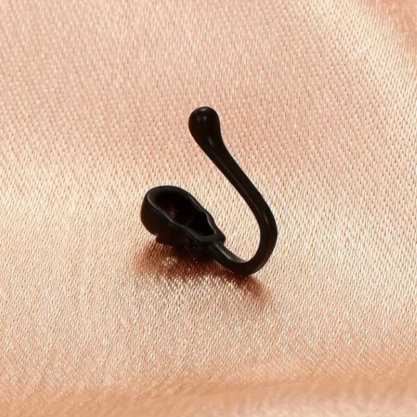 ROCK-HUS Nasenclip Skull schwarz