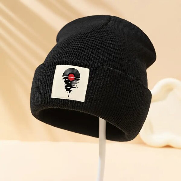 ROCK-HUS Strick-Beanie Melting Vinyl