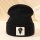 ROCK-HUS Strick-Beanie Melting Vinyl