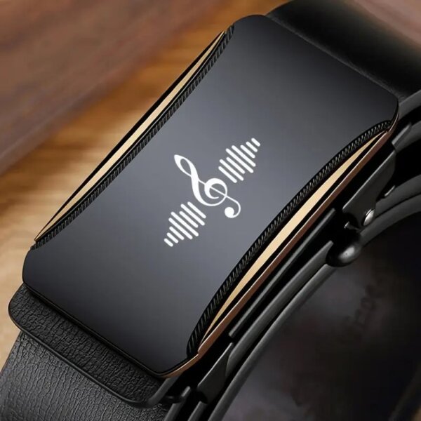 ROCK-HUS Gürtel Elegant schwarz/gold