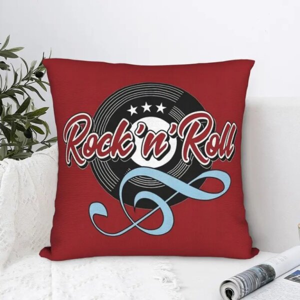 ROCK-HUS Kissenbezug Rock´n Roll Record 45x45