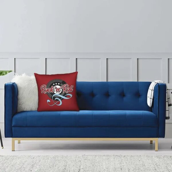 ROCK-HUS Kissenbezug Rock´n Roll Record 45x45