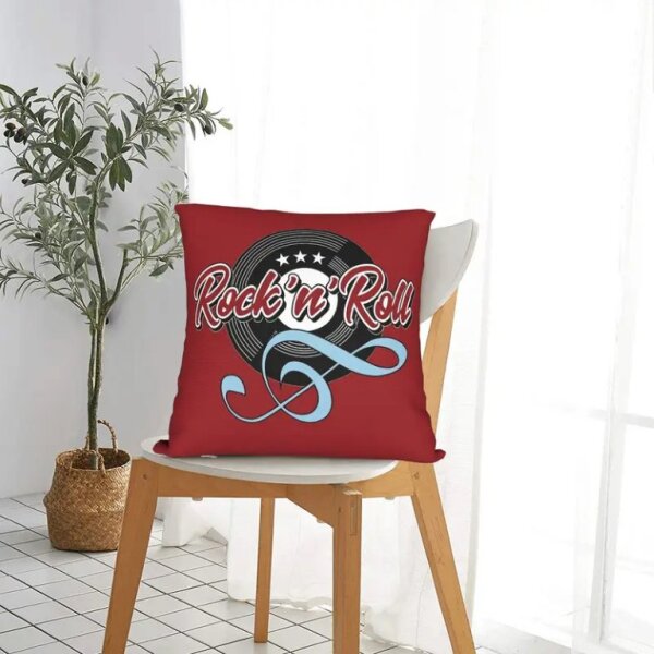 ROCK-HUS Kissenbezug Rock´n Roll Record 45x45