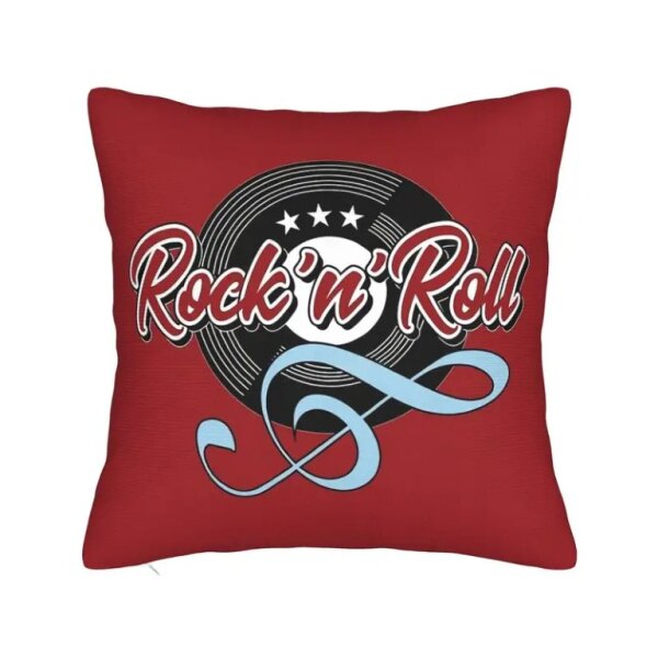 ROCK-HUS Kissenbezug Rock´n Roll Record 45x45