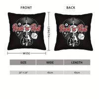 ROCK-HUS Kissenbezug Rock´n Roll Rockers 45,72 x45,72