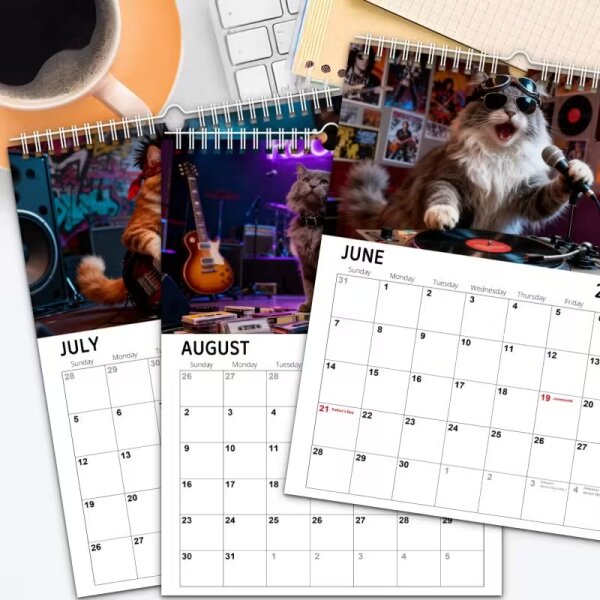 ROCK-HUS Kalender "Rock Cat" 2026